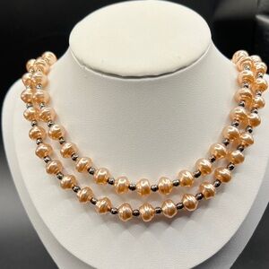 Vintage Japan double strand Pearl Necklace